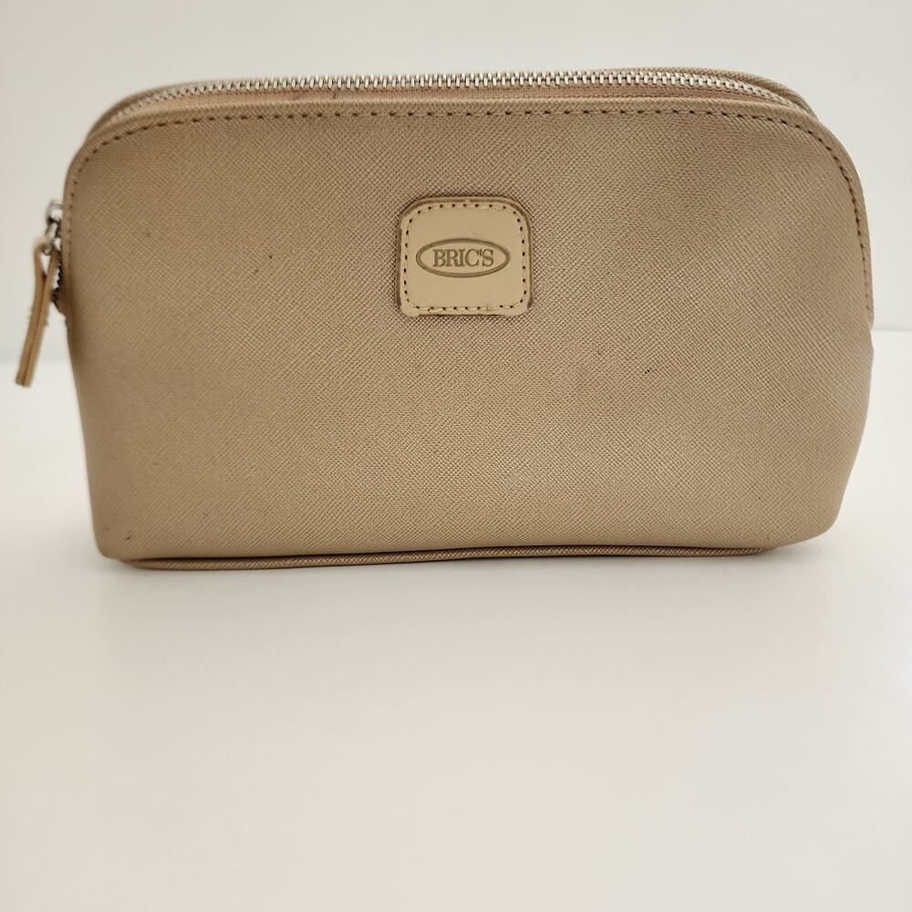 Bric's for‎ Qatar light pink small makeup travel bag